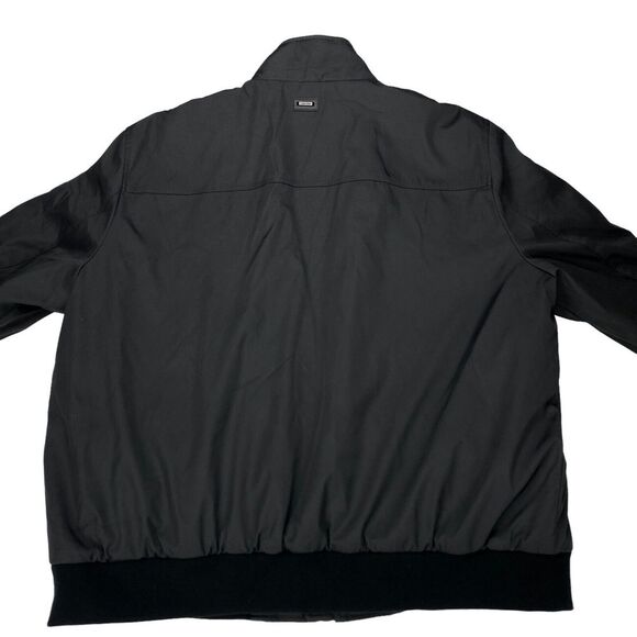 Calvin Klein Jacket Mens Size XL Black 100% Polyester Long Sleeve Full Zipper - Picture 14 of 16